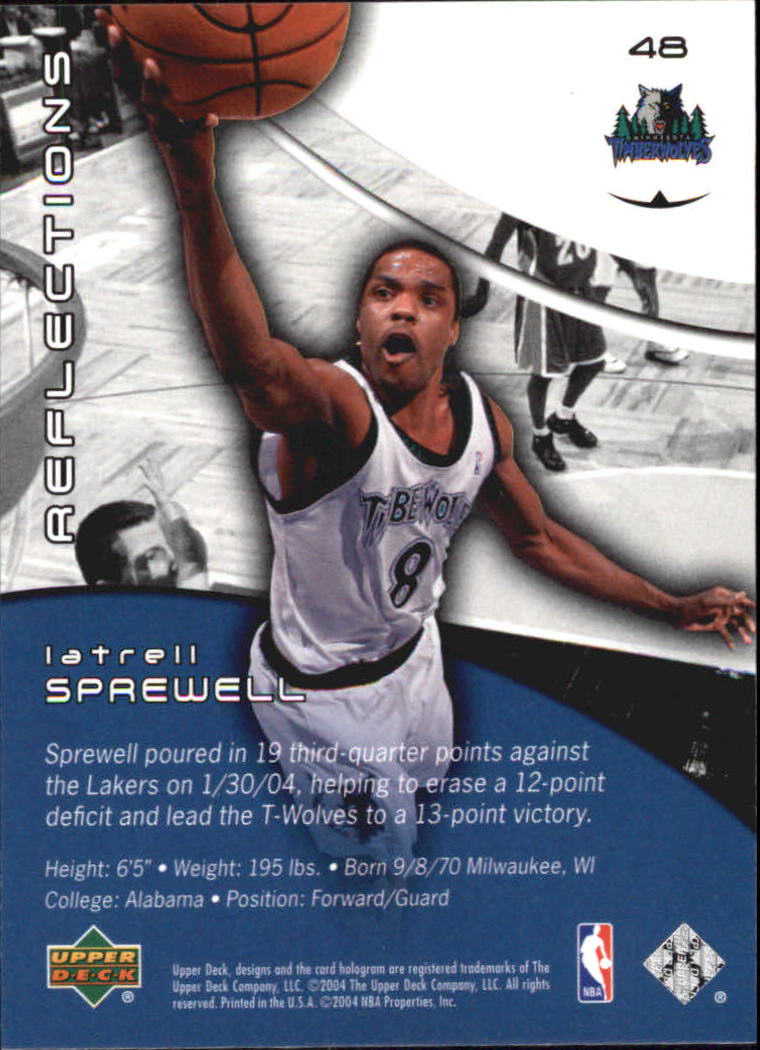 2003/2004 Triple Dimensions Reflections (Upper Deck) Basketball - Picture 91 of 207