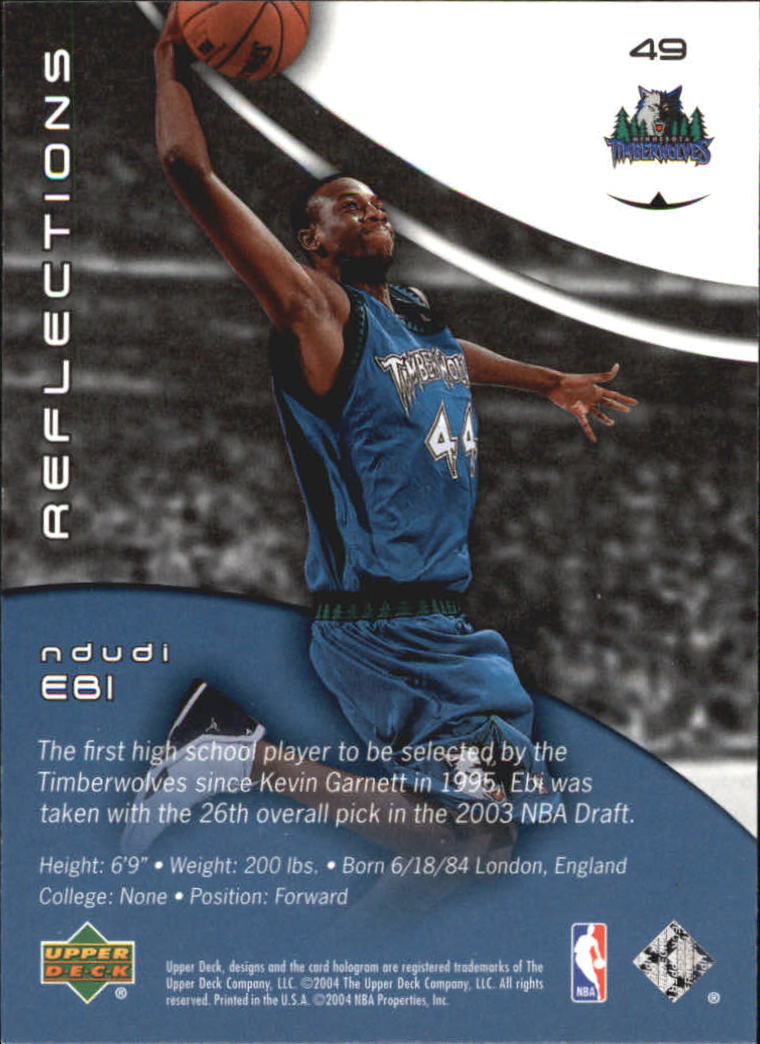 2003/2004 Triple Dimensions Reflections (Upper Deck) Basketball - Picture 93 of 207