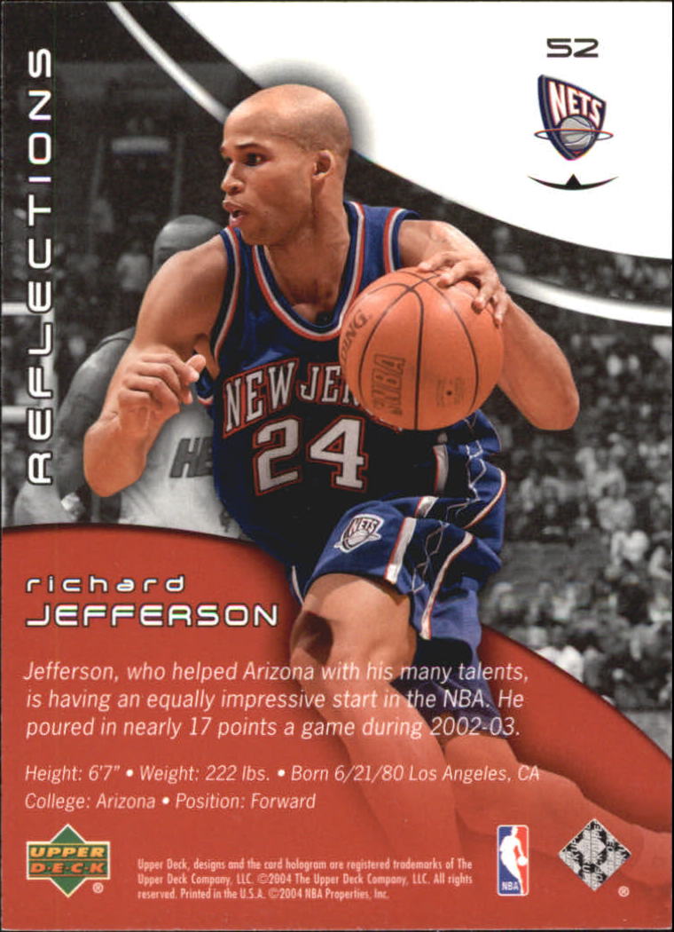 2003/2004 Triple Dimensions Reflections (Upper Deck) Basketball - Picture 99 of 207