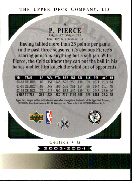 2003/2004 Standing O (Upper Deck) Basketball Part 1 Main Set - Picture 9 of 231