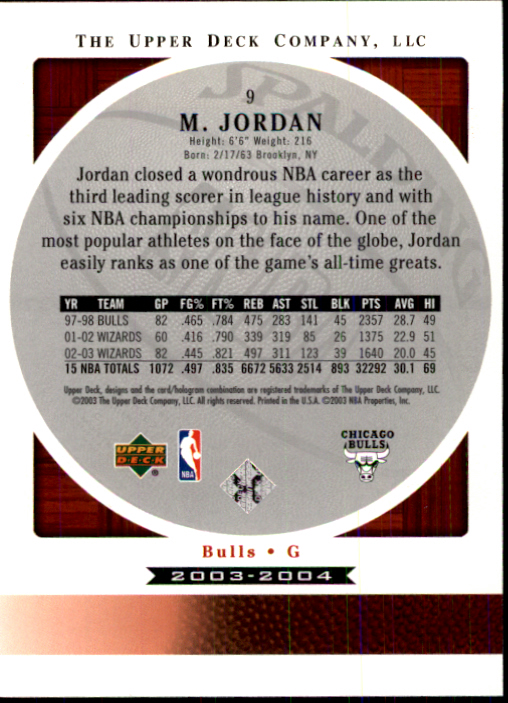 2003/2004 Standing O (Upper Deck) Basketball Part 1 Main Set - Picture 19 of 231
