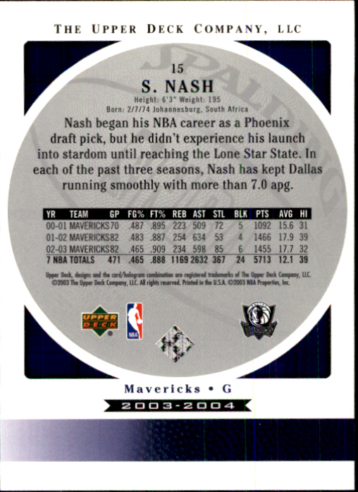 2003/2004 Standing O (Upper Deck) Basketball Part 1 Main Set - Picture 31 of 231