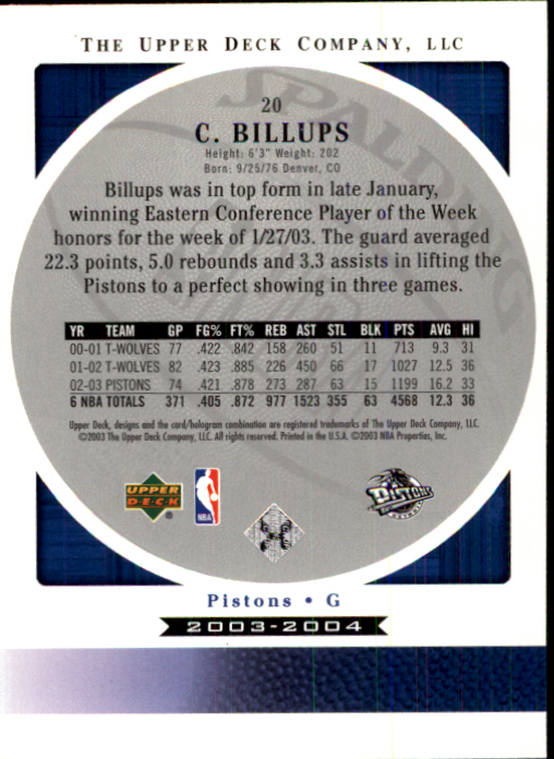 2003/2004 Standing O (Upper Deck) Basketball Part 1 Main Set - Picture 41 of 231