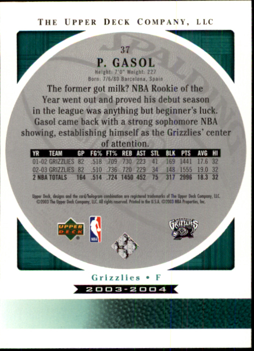 2003/2004 Standing O (Upper Deck) Basketball Part 1 Main Set - Picture 75 of 231