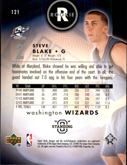2003/2004 Standing O (Upper Deck) Basketball Part 1 Main Set - Picture 223 of 231