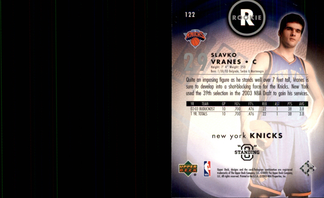 2003/2004 Standing O (Upper Deck) Basketball Part 1 Main Set - Picture 225 of 231