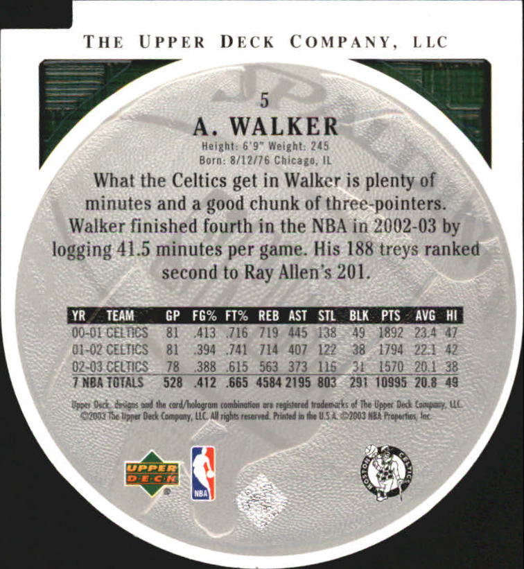 2003/2004 Standing O (Upper Deck) Basketball Part 2 Die Cuts/Embossed - Picture 11 of 173