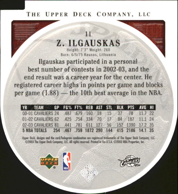2003/2004 Standing O (Upper Deck) Basketball Part 2 Die Cuts/Embossed - Picture 19 of 173