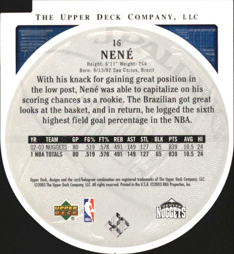 2003/2004 Standing O (Upper Deck) Basketball Part 2 Die Cuts/Embossed - Picture 29 of 173