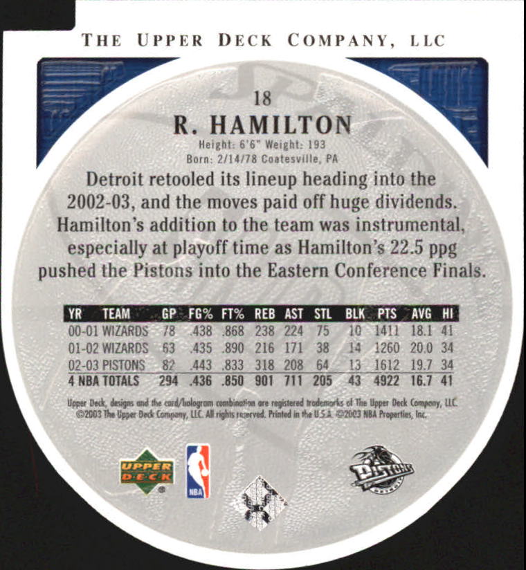 2003/2004 Standing O (Upper Deck) Basketball Part 2 Die Cuts/Embossed - Picture 33 of 173