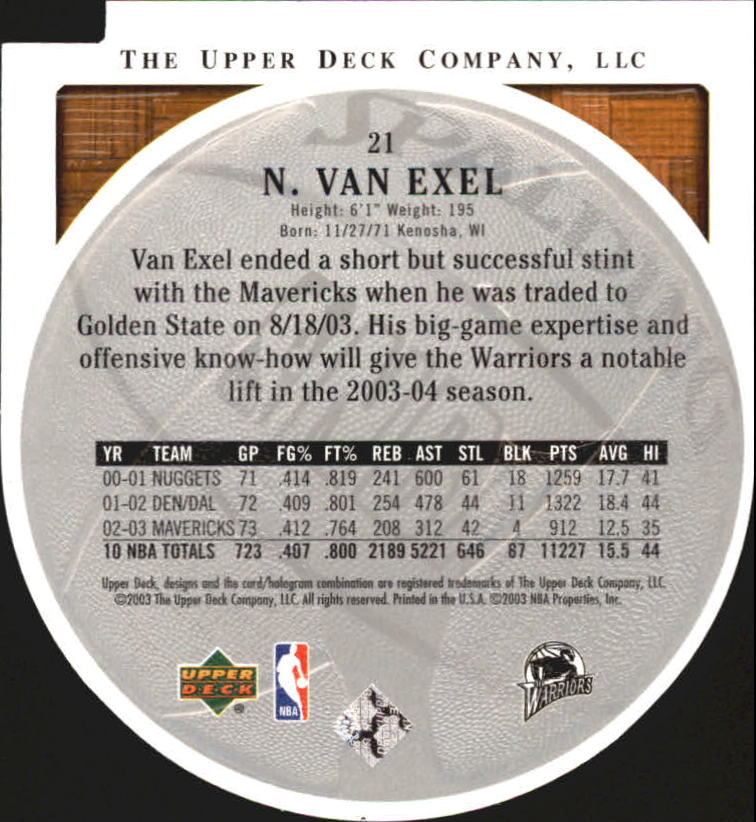 2003/2004 Standing O (Upper Deck) Basketball Part 2 Die Cuts/Embossed - Picture 39 of 173