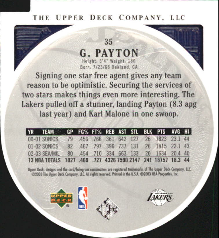2003/2004 Standing O (Upper Deck) Basketball Part 2 Die Cuts/Embossed - Picture 65 of 173