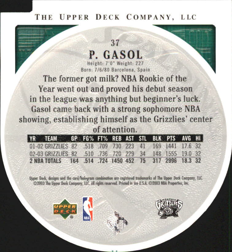 2003/2004 Standing O (Upper Deck) Basketball Part 2 Die Cuts/Embossed - Picture 69 of 173