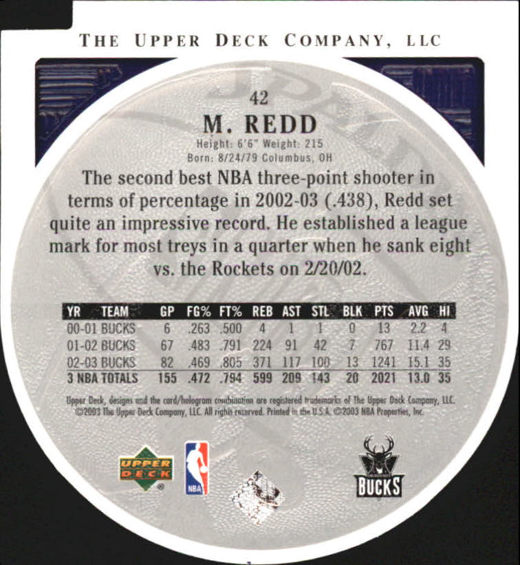 2003/2004 Standing O (Upper Deck) Basketball Part 2 Die Cuts/Embossed - Picture 79 of 173