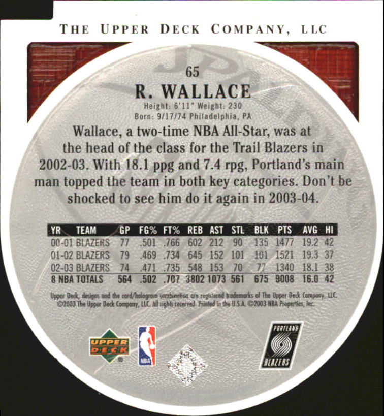 2003/2004 Standing O (Upper Deck) Basketball Part 2 Die Cuts/Embossed - Picture 121 of 173