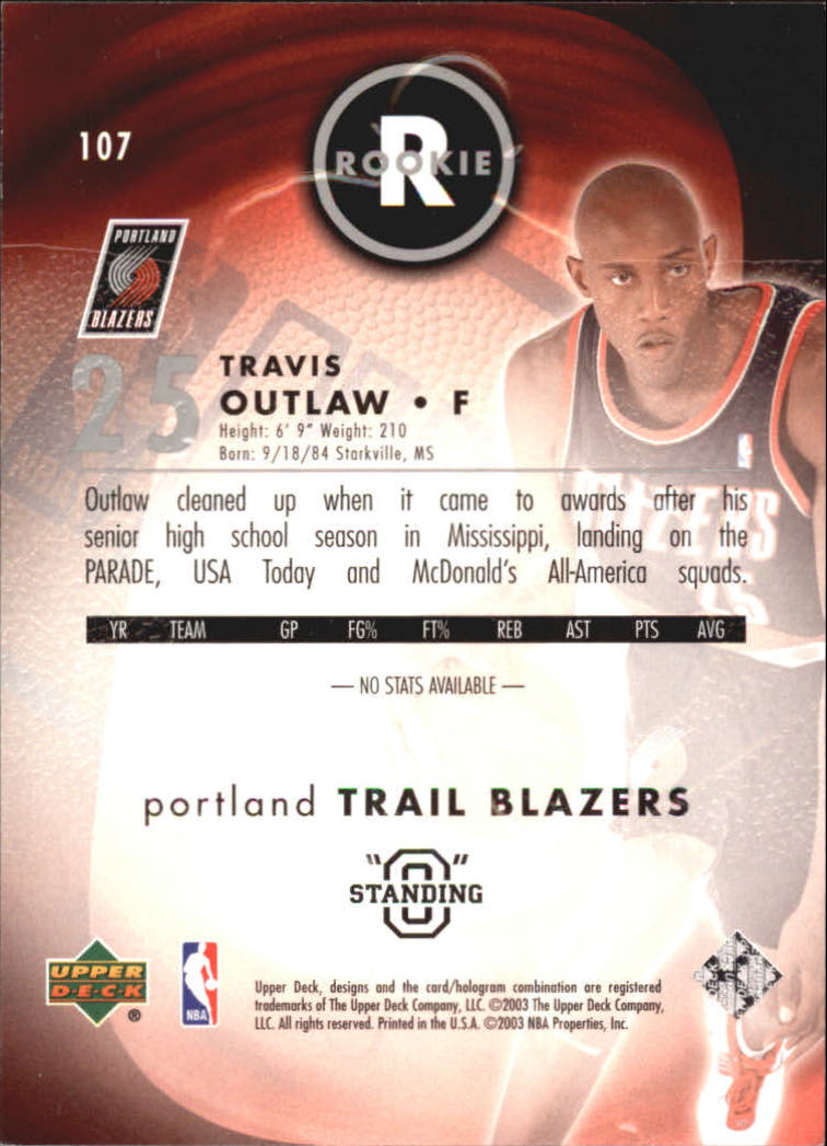 2003/2004 Standing O (Upper Deck) Basketball Part 2 Die Cuts/Embossed - Picture 167 of 173