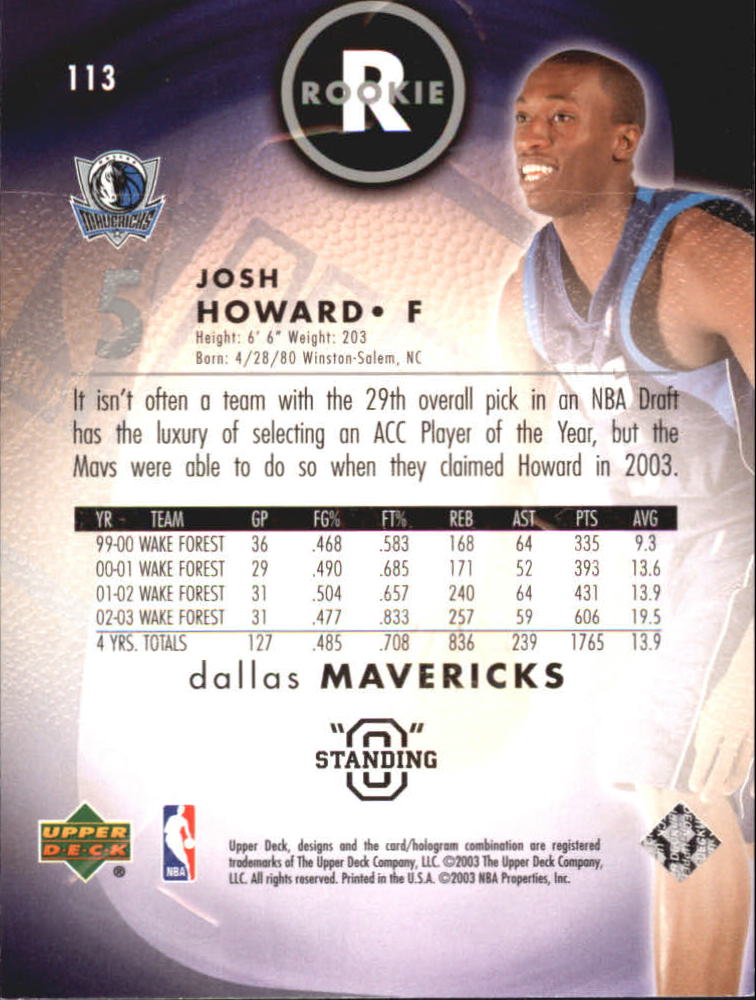 2003/2004 Standing O (Upper Deck) Basketball Part 2 Die Cuts/Embossed - Picture 171 of 173
