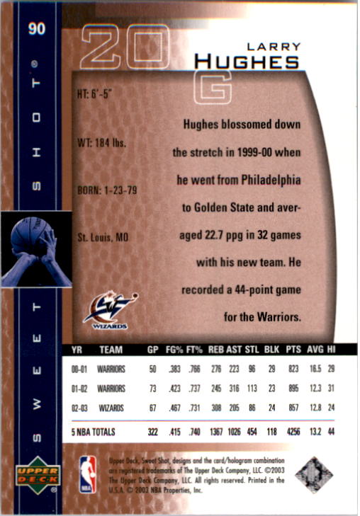 2003/2004 Sweet Shot (Upper Deck) Basketball - Picture 45 of 221