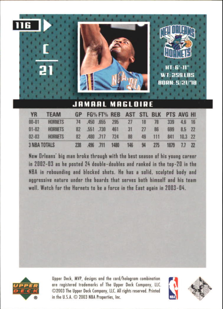 2003/2004 MVP (Upper Deck) Basketball Part 2 Parallel Cards - Picture 99 of 177