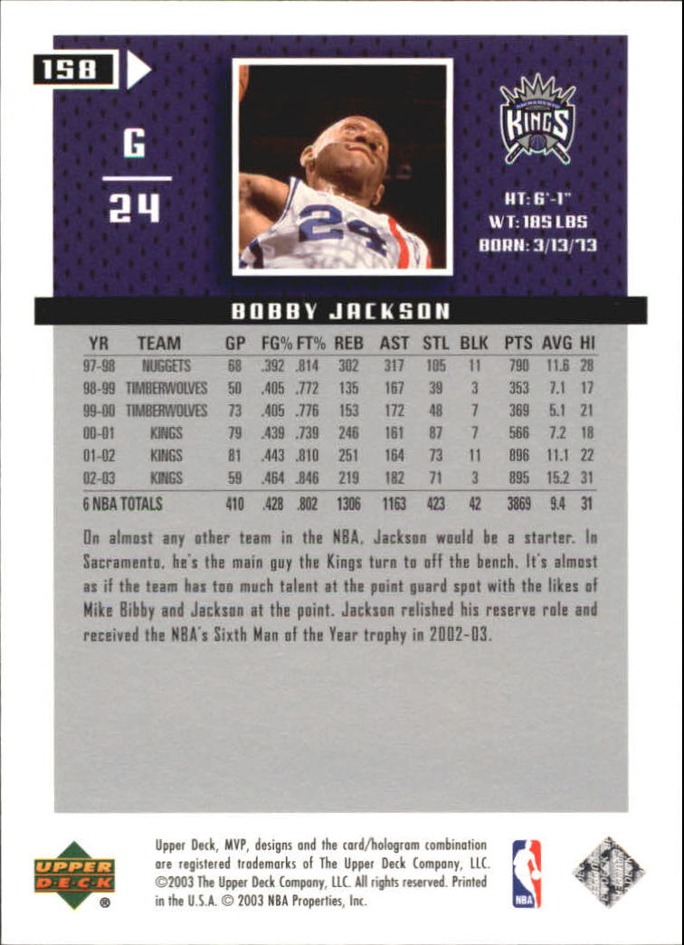 2003/2004 MVP (Upper Deck) Basketball Part 2 Parallel Cards - Picture 137 of 177