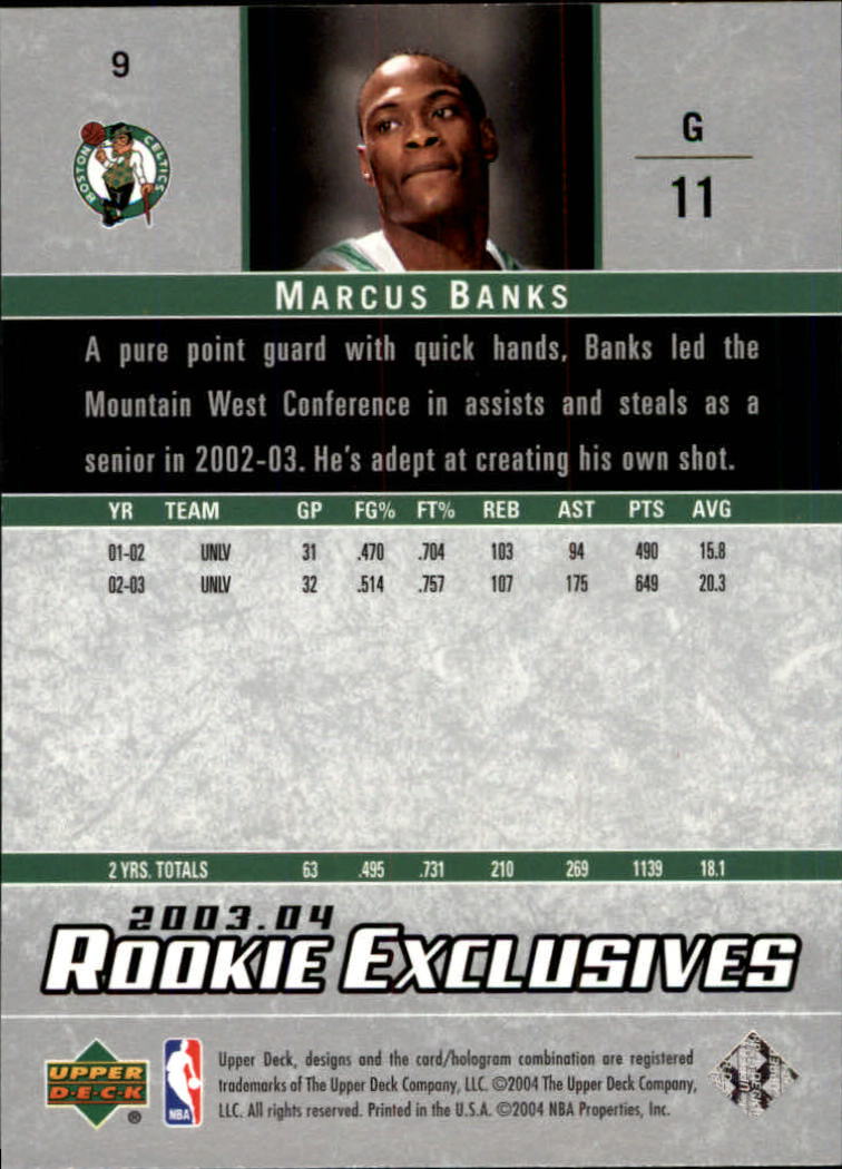 2003/2004 Rookie Exclusives (Upper Deck) Basketball - Picture 17 of 150