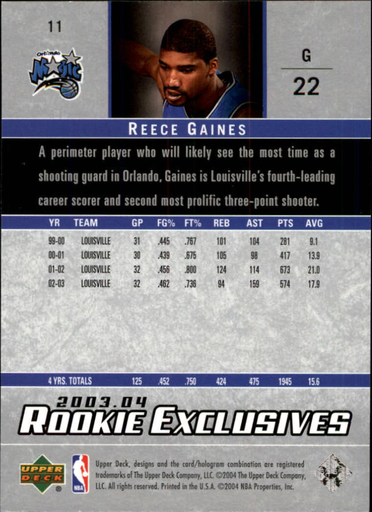 2003/2004 Rookie Exclusives (Upper Deck) Basketball - Picture 21 of 150