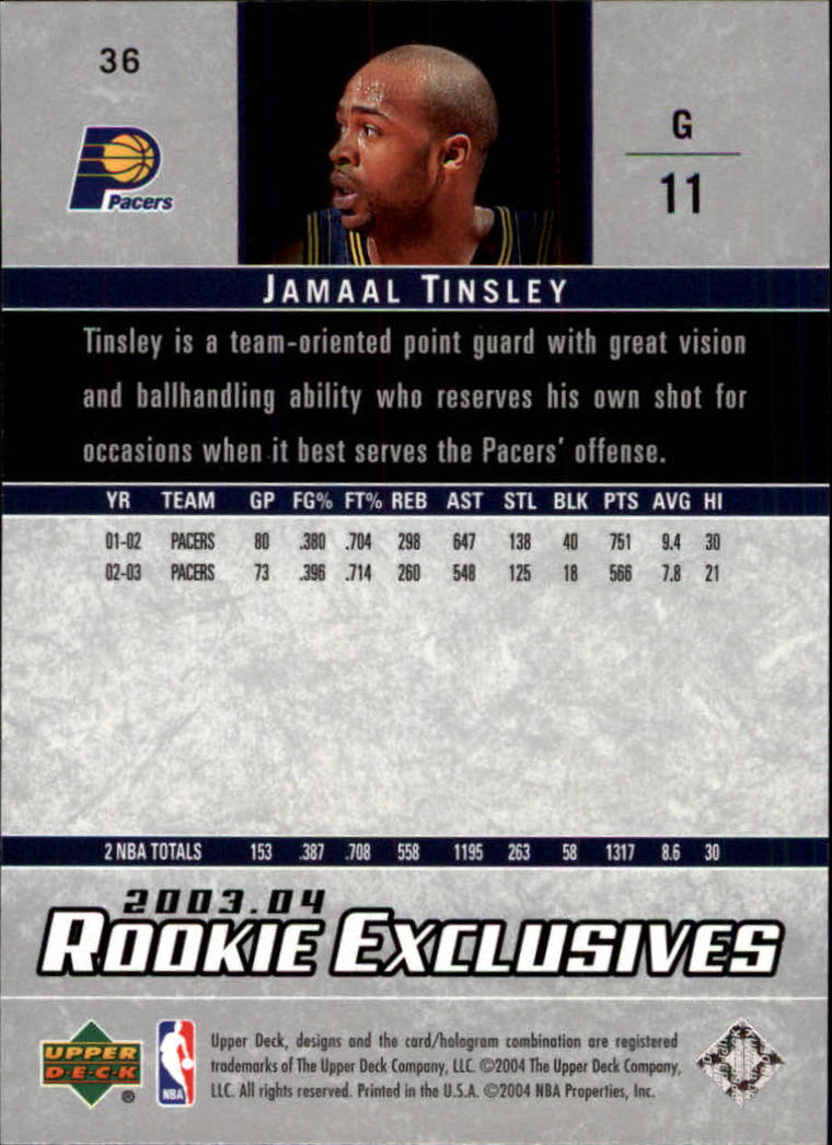 2003/2004 Rookie Exclusives (Upper Deck) Basketball - Picture 71 of 150