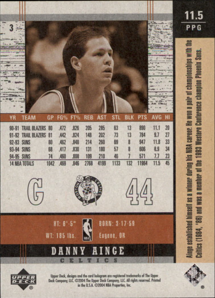 2003/2004 Legends Throwback (Upper Deck) Basketball - Picture 7 of 189