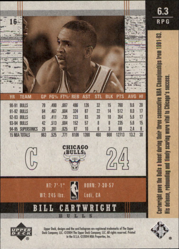 2003/2004 Legends Throwback (Upper Deck) Basketball - Picture 31 of 189