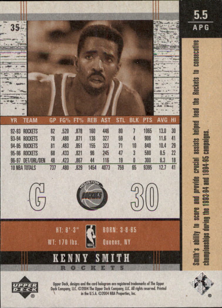 2003/2004 Legends Throwback (Upper Deck) Basketball - Picture 67 of 189