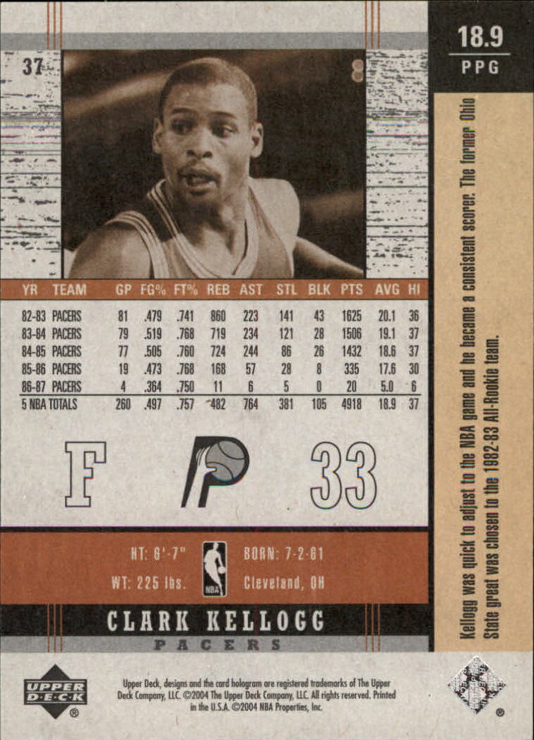 2003/2004 Legends Throwback (Upper Deck) Basketball - Picture 71 of 189