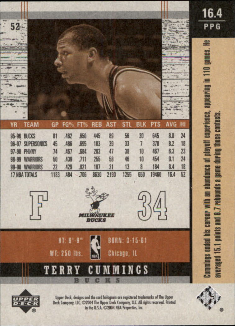 2003/2004 Legends Throwback (Upper Deck) Basketball - Picture 99 of 189