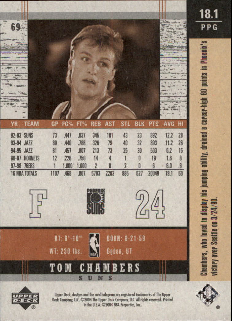 2003/2004 Legends Throwback (Upper Deck) Basketball - Picture 133 of 189