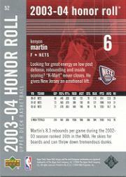 2003/2004 Honor Roll (Upper Deck) Basketball - Picture 119 of 221