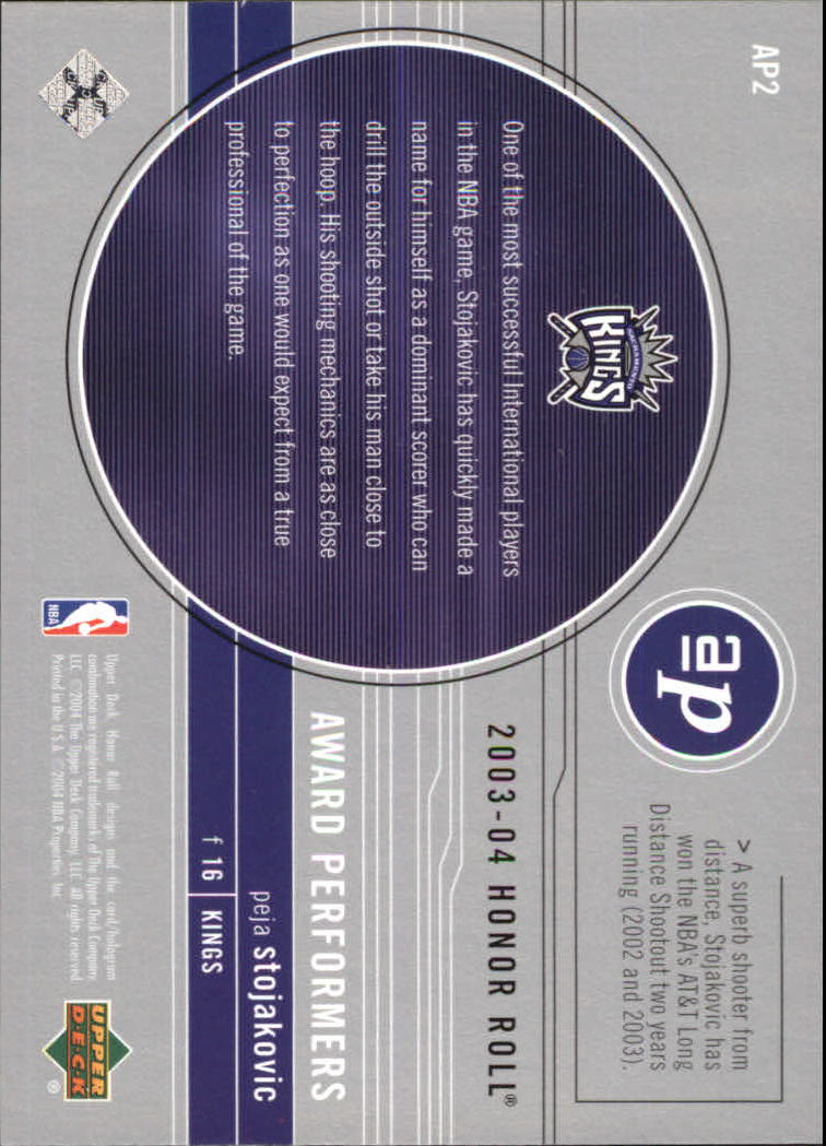 2003/2004 Honor Roll (Upper Deck) Basketball - Picture 29 of 221