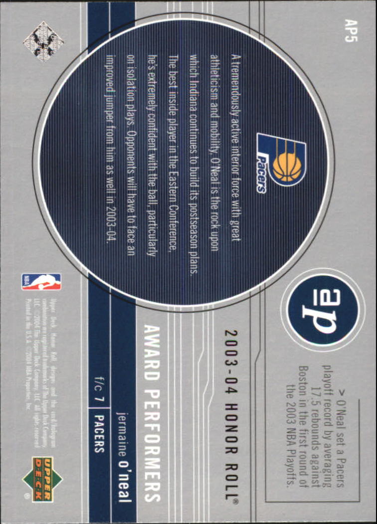 2003/2004 Honor Roll (Upper Deck) Basketball - Picture 23 of 221