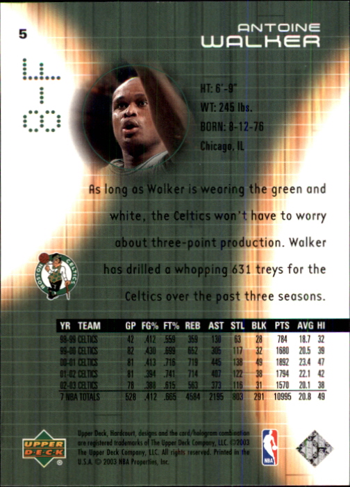 2003/2004 Hardcourt (Upper Deck) Basketball - Picture 11 of 231