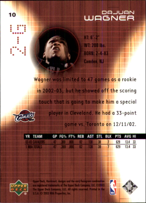 2003/2004 Hardcourt (Upper Deck) Basketball - Picture 21 of 231