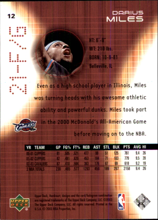 2003/2004 Hardcourt (Upper Deck) Basketball - Picture 25 of 231