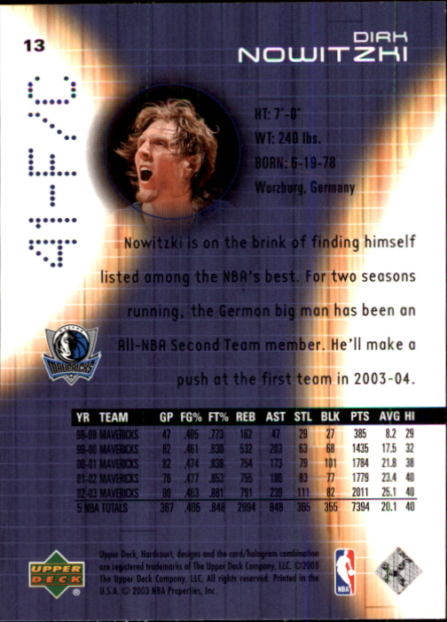 2003/2004 Hardcourt (Upper Deck) Basketball - Picture 27 of 231