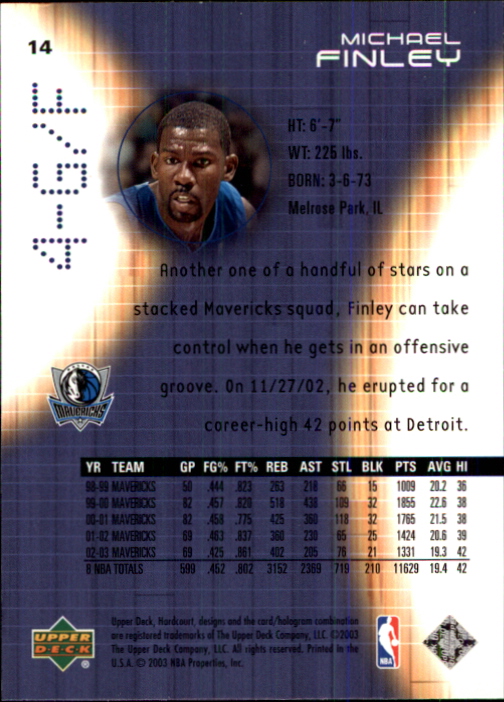 2003/2004 Hardcourt (Upper Deck) Basketball - Picture 29 of 231