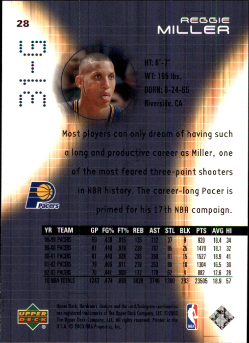 2003/2004 Hardcourt (Upper Deck) Basketball - Picture 57 of 231