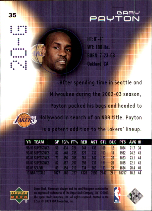 2003/2004 Hardcourt (Upper Deck) Basketball - Picture 71 of 231