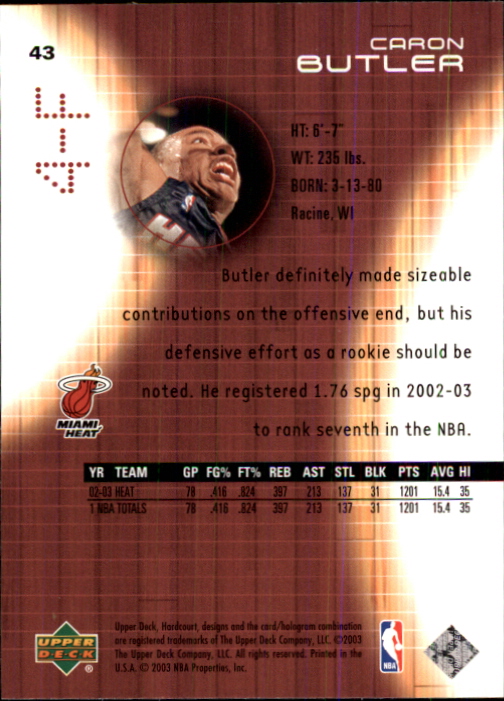2003/2004 Hardcourt (Upper Deck) Basketball - Picture 87 of 231