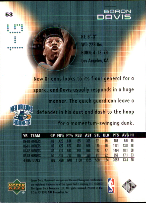 2003/2004 Hardcourt (Upper Deck) Basketball - Picture 107 of 231