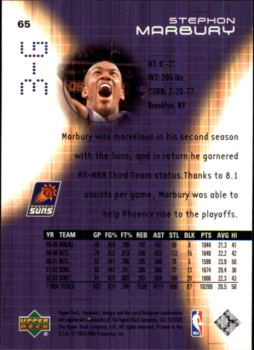 2003/2004 Hardcourt (Upper Deck) Basketball - Picture 131 of 231