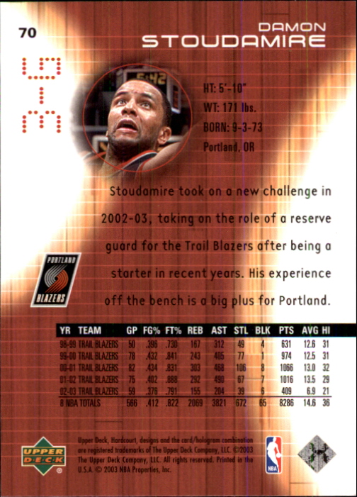 2003/2004 Hardcourt (Upper Deck) Basketball - Picture 141 of 231