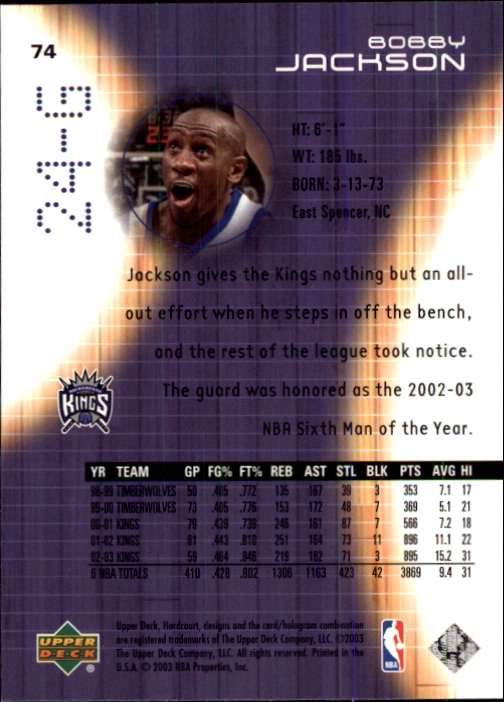2003/2004 Hardcourt (Upper Deck) Basketball - Picture 149 of 231