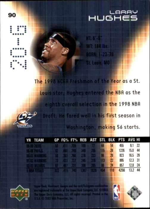 2003/2004 Hardcourt (Upper Deck) Basketball - Picture 181 of 231