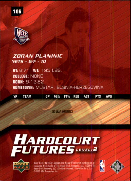 2003/2004 Hardcourt (Upper Deck) Basketball - Picture 199 of 231